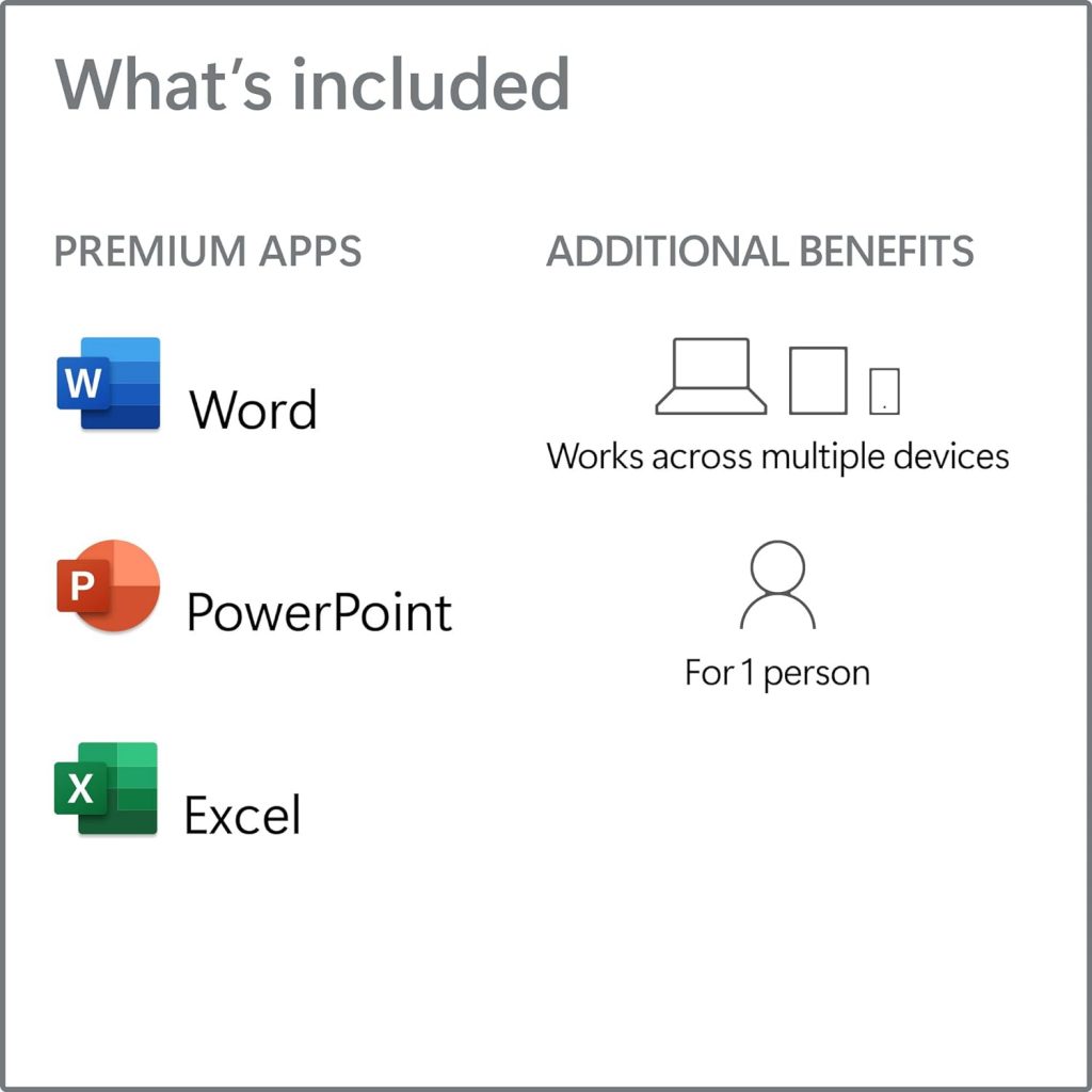 Microsoft Office Home & Student 2021 | Classic Apps: Word, Excel, PowerPoint | One-Time purchase for 1 PC/MAC | Instant Download