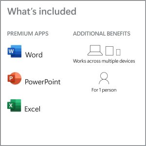 Microsoft Office Home & Student 2021 | Classic Apps: Word, Excel, PowerPoint | One-Time purchase for 1 PC/MAC | Instant Download