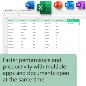 Microsoft Office Home & Business 2024 | One time purchase, 1 Device | Windows 10/11, Mac – Key