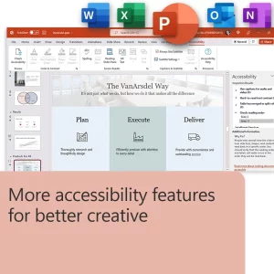 Microsoft Office Home & Business 2024 | One time purchase, 1 Device | Windows 10/11, Mac – Key